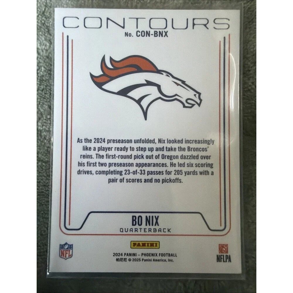 2024 Panini Phoenix - Contours Bo Nix  (RC)
